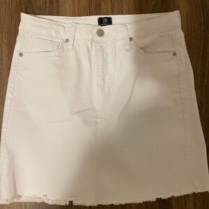 White Just Black Denim Skirt size medium 4-6